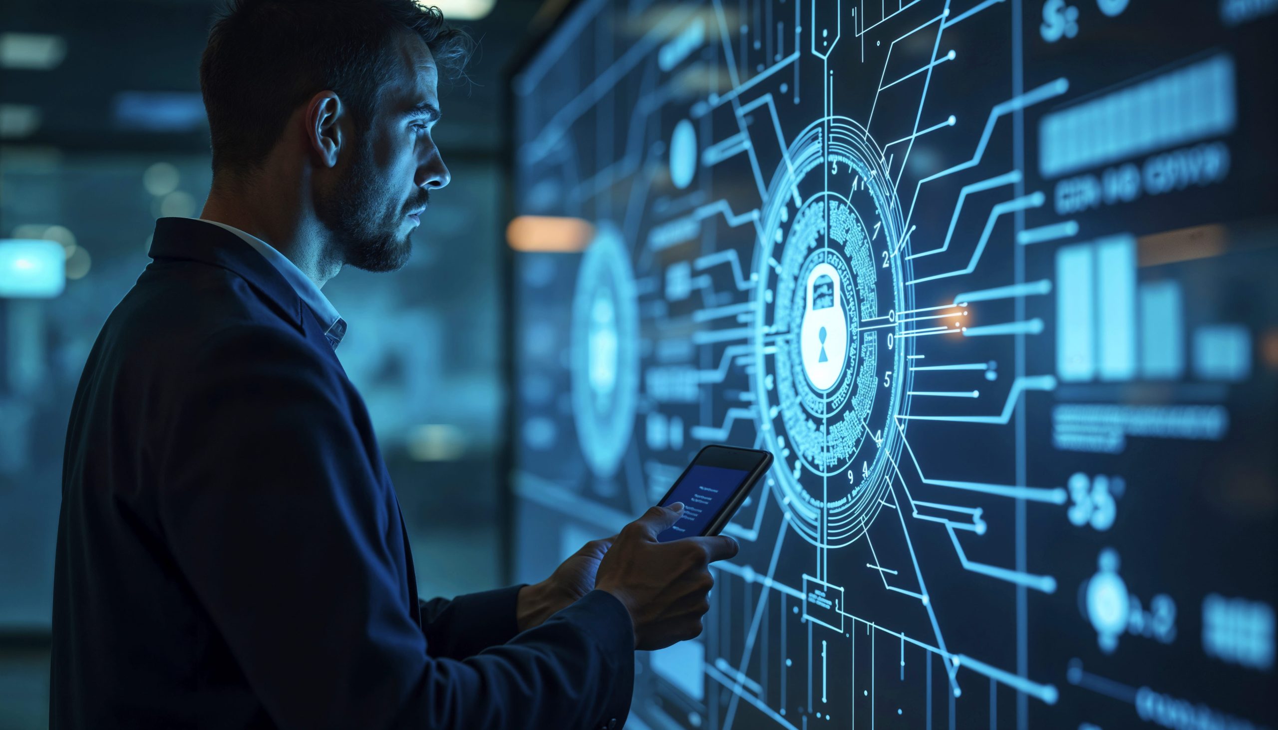 House of IT cybersecurity experts deploying secure network systems