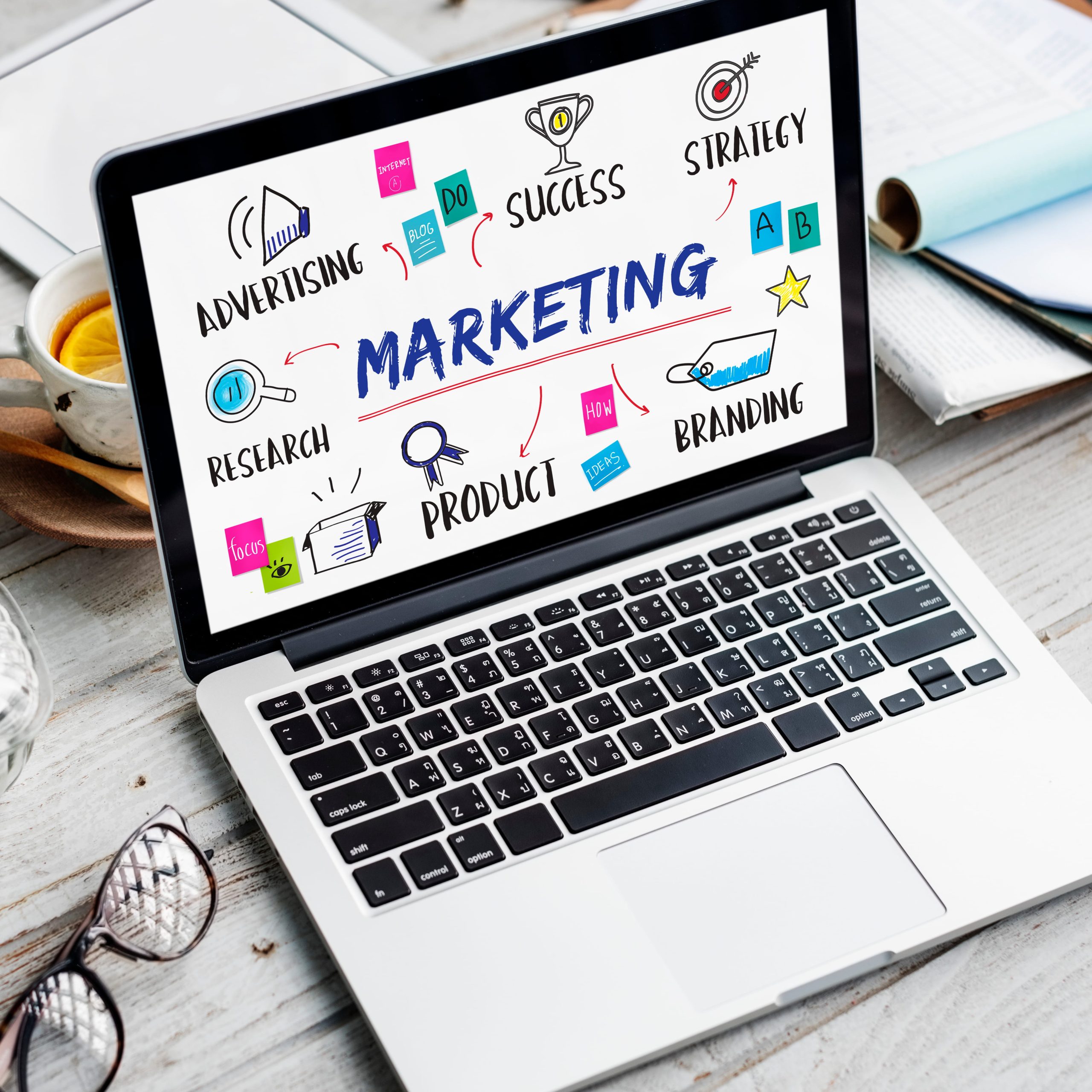 House of IT marketing professionals optimizing digital campaigns and analyzing web metrics